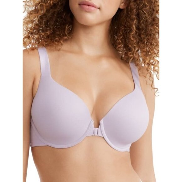 SPANX Bra-Llelujah Lilac 36DD Lightly Lined Front Closure Full Coverage Bra NEW - Picture 1 of 2